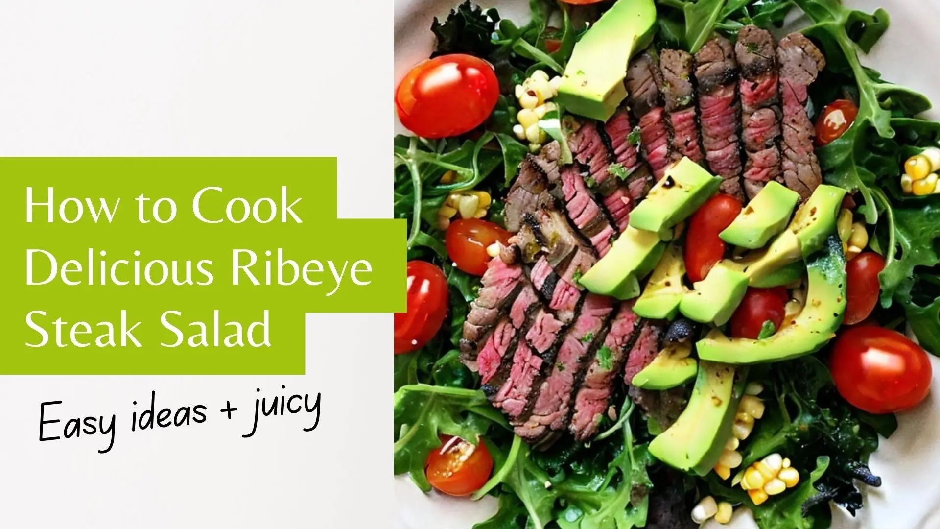How to Cook Delicious Ribeye Steak Salad with wireless meat thermometer