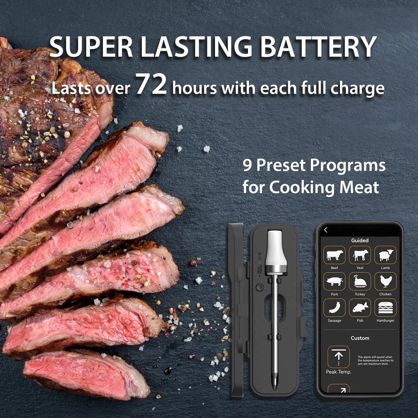 ARMEATOR ONE Wireless Smart Meat Thermometer Duo Bundle ARMEATOR
